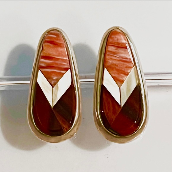 Signed - BG Mudd, Southwestern, Award Winning Designed Earrings - Picture 1 of 8